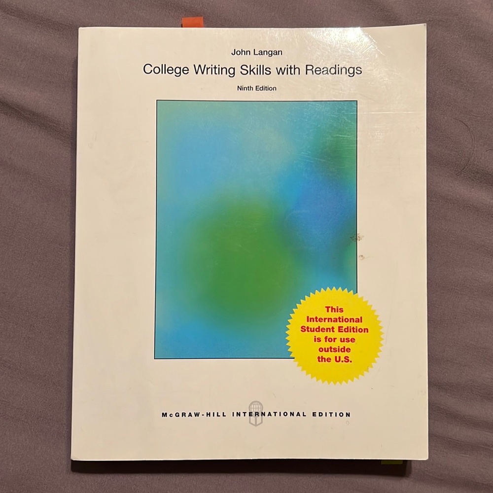 College Writing Skills with Readings